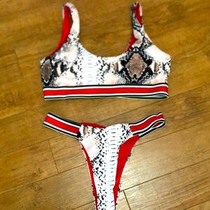 Snake Print Bikini